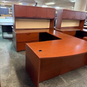 National Arrowwood U-Shaped Desk
