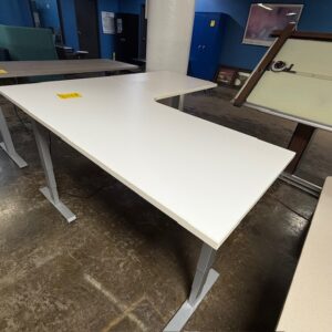 Steelcase Electric L-Shaped Desk