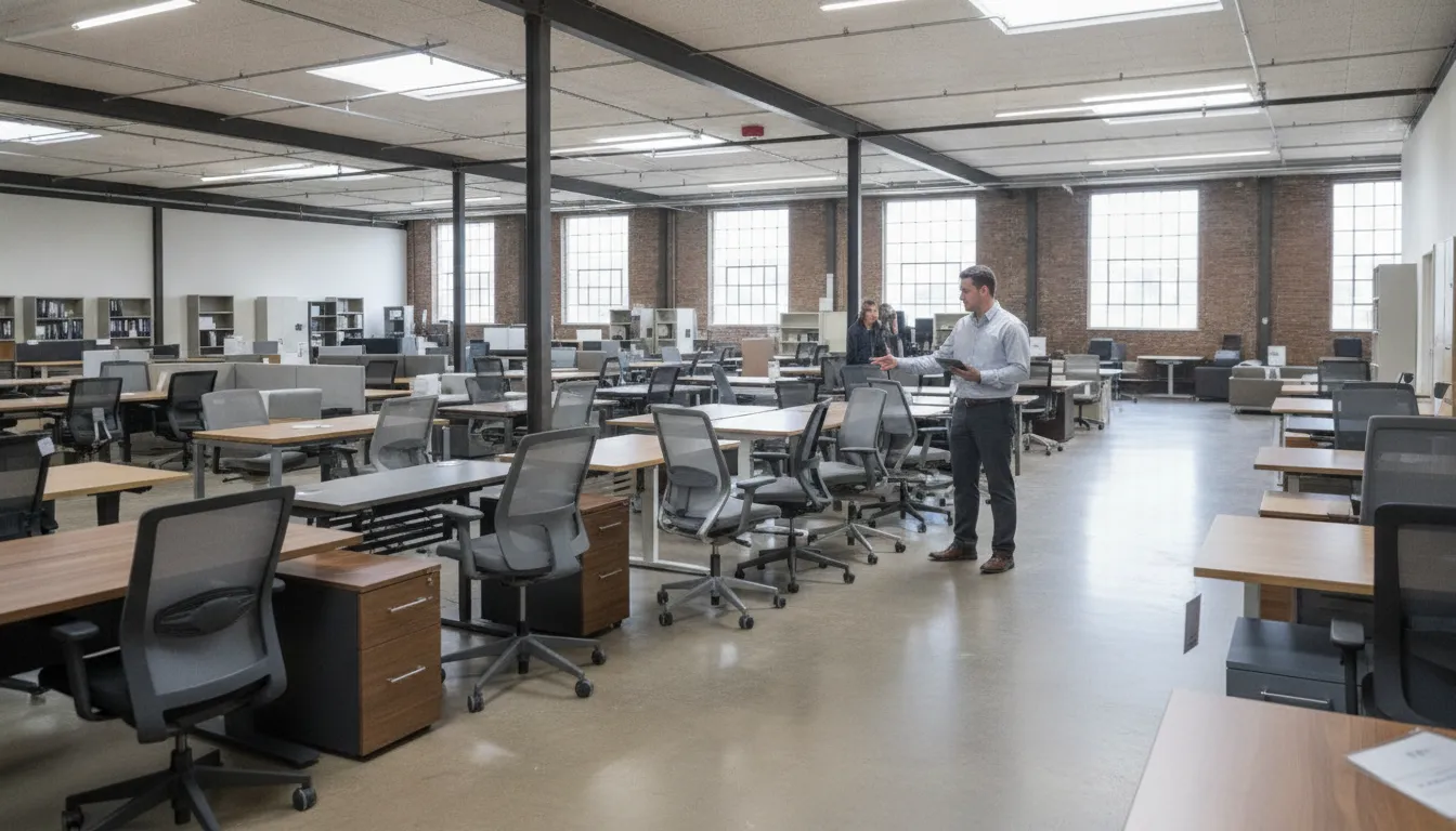 Office furniture showroom in Cleveland serving Lorain County, Ohio businesses