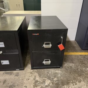 2 Drawer FireKing File Cabinet