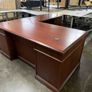 Refinished Steelcase L-Shaped Desk